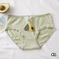【HP032】日系綿柔可愛酪梨舒適中腰內褲_4