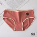 【HP030】日系綿柔立體徽章舒適中腰內褲_8