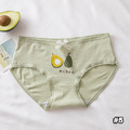 【HP032】日系綿柔可愛酪梨舒適中腰內褲_8