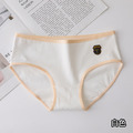 【HP030】日系綿柔立體徽章舒適中腰內褲_7