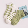 【S141】日系小清新酪梨低筒襪(3雙1組)_1