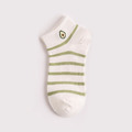 【S141】日系小清新酪梨低筒襪(3雙1組)_4