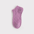 【S139】日系薰衣草條紋低筒襪(3雙1組)_4