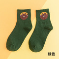 【S143】日系圓圈動物中筒襪(8色)_8