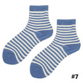 【S148】日系莫蘭迪藍波浪條紋中筒襪(8色)_10