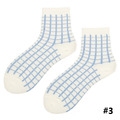 【S148】日系莫蘭迪藍波浪條紋中筒襪(8色)_6