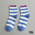 【S152】日系學院風條紋保暖中筒襪(8色)_7