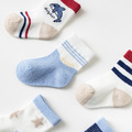 【SB004】童襪｜日系海豚星星中筒襪(5雙1組)_2