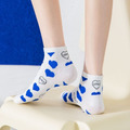 【S177】日系寶藍愛心笑臉低筒襪(5色)_2