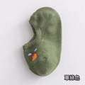 【S174】日系刺繡天氣船型低筒襪(10色)_12