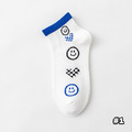 【S177】日系寶藍愛心笑臉低筒襪(5色)_4