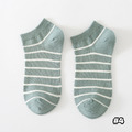 【S175】日系小清新格紋點點低筒襪(5色)_7