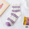 【S190】日系薰衣草兔子中筒襪(5色)_6
