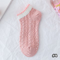 【S198】日系編織立體浮雕花低筒襪(5色)_6