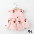 【BG057】日系滿版刺繡櫻桃無袖澎澎洋裝(2色)_2