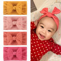 【BP001】歐美風大蝴蝶結寶寶柔軟髮帶(16色)