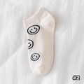 【S209】日系黑白笑臉低筒襪(5色)_6