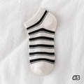 【S209】日系黑白笑臉低筒襪(5色)_9