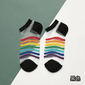 【S204】日系彩虹透膚低筒襪(5色)_2