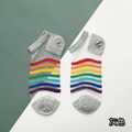 【S204】日系彩虹透膚低筒襪(5色)_6