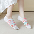 【S218】日系草莓兔兔船型低筒襪(5色)_2