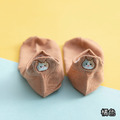 【S011】日系立體腳後跟刺繡貓咪低筒襪(10色)_13