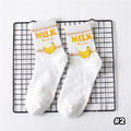 【S223】日系香蕉草莓牛奶中筒襪(5色)_5