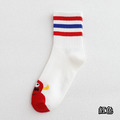【S225】日系條紋怪獸中筒襪(3色)_4