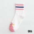 【S225】日系條紋怪獸中筒襪(3色)_3