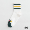 【S225】日系條紋怪獸中筒襪(3色)_2