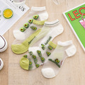 【S228】日系透膚酪梨低筒襪(5雙1組)