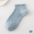 【S233】日系編織立體浮雕小熊低筒襪(5色)_5