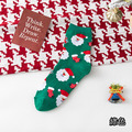 【S251】日系雪人馴鹿聖誕中筒襪(4色)_4