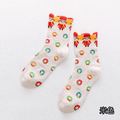 【S252】日系立體雪人聖誕中筒襪(6色)_8