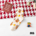 【S251】日系雪人馴鹿聖誕中筒襪(4色)_6