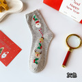 【S257】日系聖誕老人麋鹿中筒襪(5色)_6