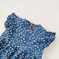 【BA203】韓版小碎花短袖包屁衣(送髮帶)(1色)_3