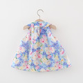 【BG414】日系圓領滿版水彩花無袖澎澎洋裝(2色)_2