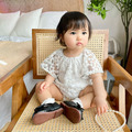 【BA434】韓版刺繡小雛菊短袖包屁衣(1色)_2