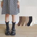 【SB038】童襪｜韓版復古立體麻花花邊中筒襪(5雙1組)
