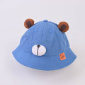 【BH005】韓版立體大頭熊寶寶遮陽漁夫帽(7色)_2