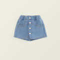 【BT100】韓版釦子牛仔短褲(2色)_4