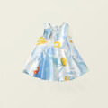 【BG774】日系水彩兔子無袖澎澎洋裝(1色)