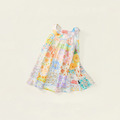 【BG758】日系繽紛拼接油畫無袖澎澎洋裝(1色)_1