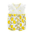【BA861】日系滿版檸檬短袖連身衣(1色)