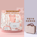 【夏季薄款｜NB024】可愛小花夏季款20/18/16件套禮物箱大套組(粉色)