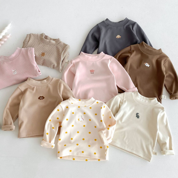 【BU232】輕薄柔軟保暖長袖上衣(8色)