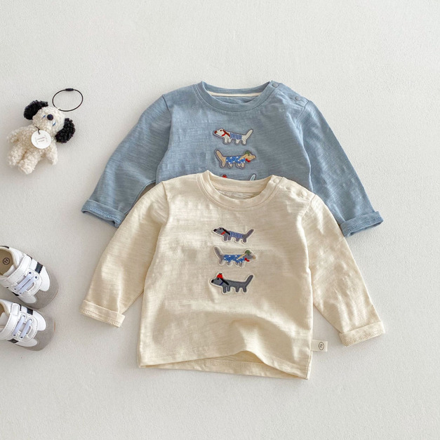 【BU231】柔軟立體可愛長腸長袖上衣(2色)