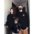 【F190】日系卡通小臉全家福親子長袖上衣(3色)_3
