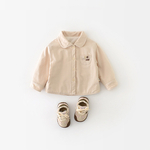 【BU254】韓版帥氣數字襯衫上衣